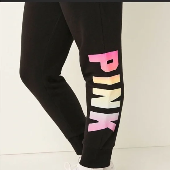 Pink Victoria Secret Gradient Classic Logo 2-PC Set /2-Pair Logo Panties SZ-LG - Picture 4 of 16